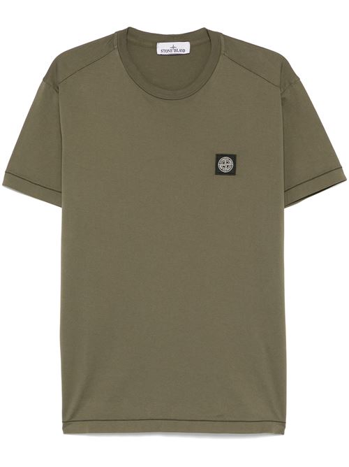 T-shirt con applicazione Compass STONE ISLAND | 152100039S0013V0054